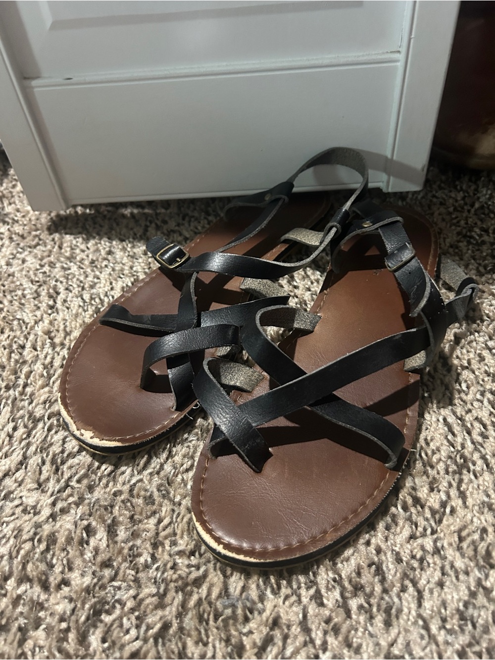 Strappy Black Mossimo Sandals